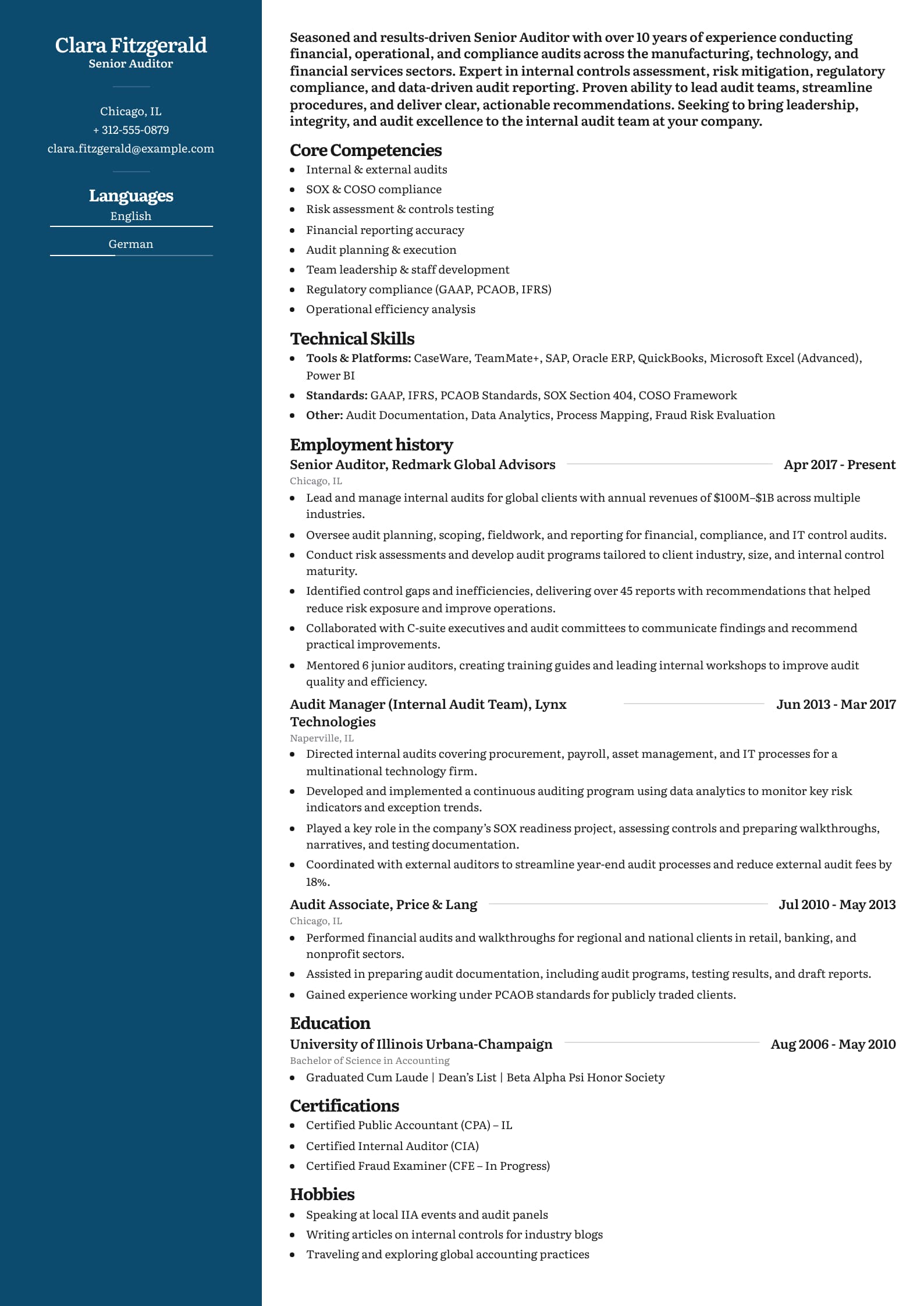 Senior Auditor