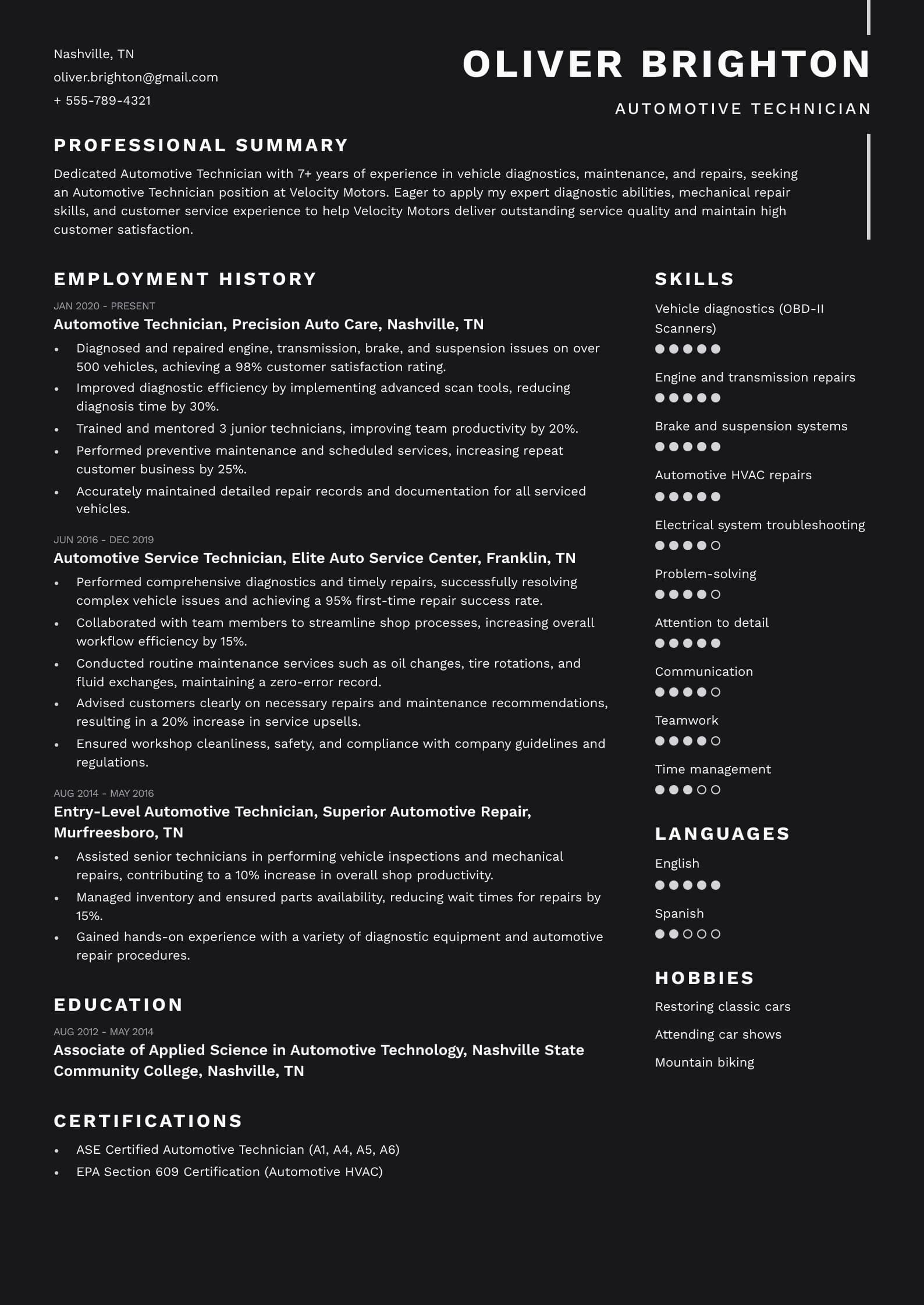 Automotive Technician