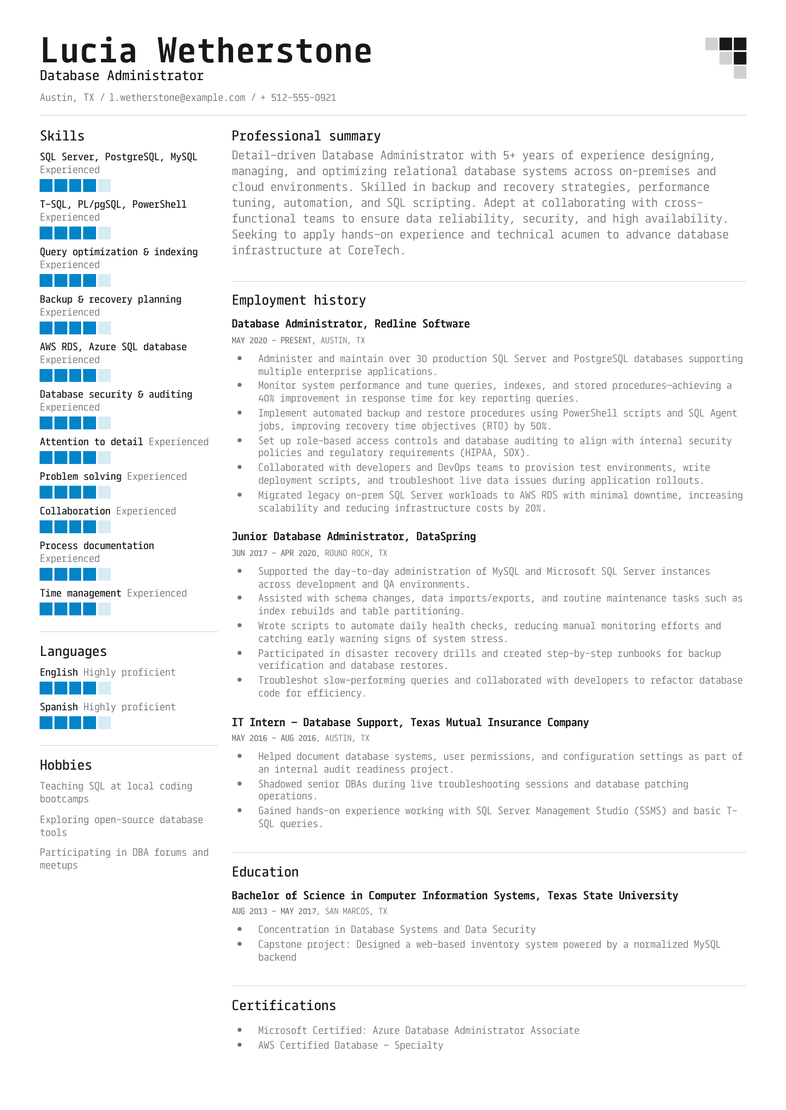 Database Administrator