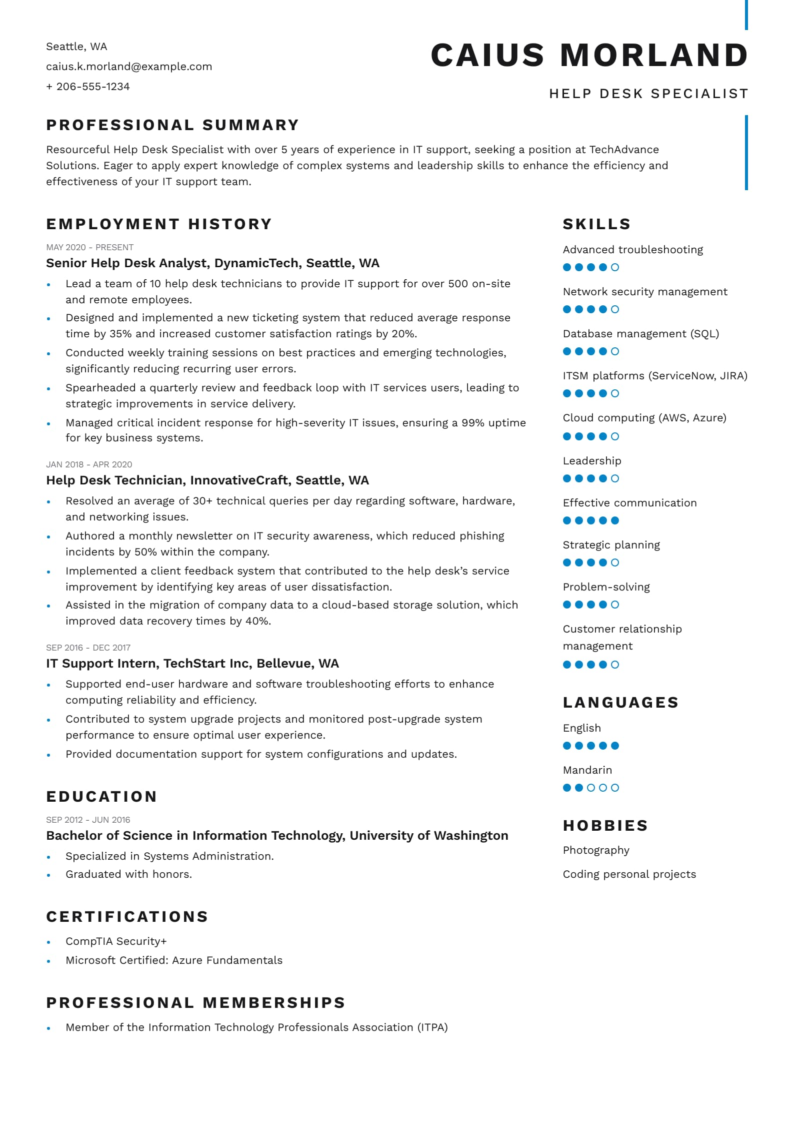 Help Desk Specialist