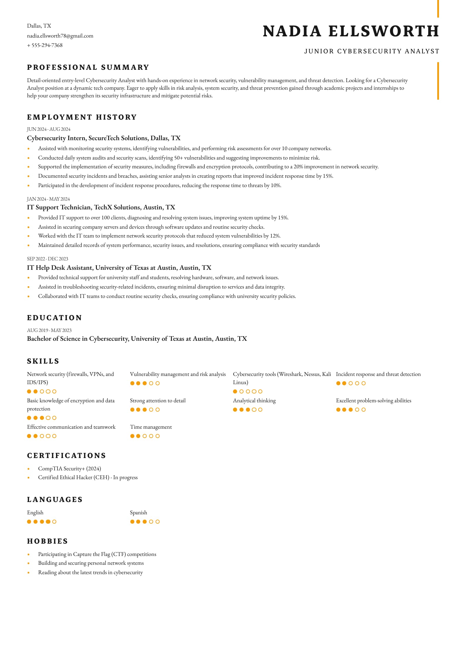 Junior Cybersecurity Analyst