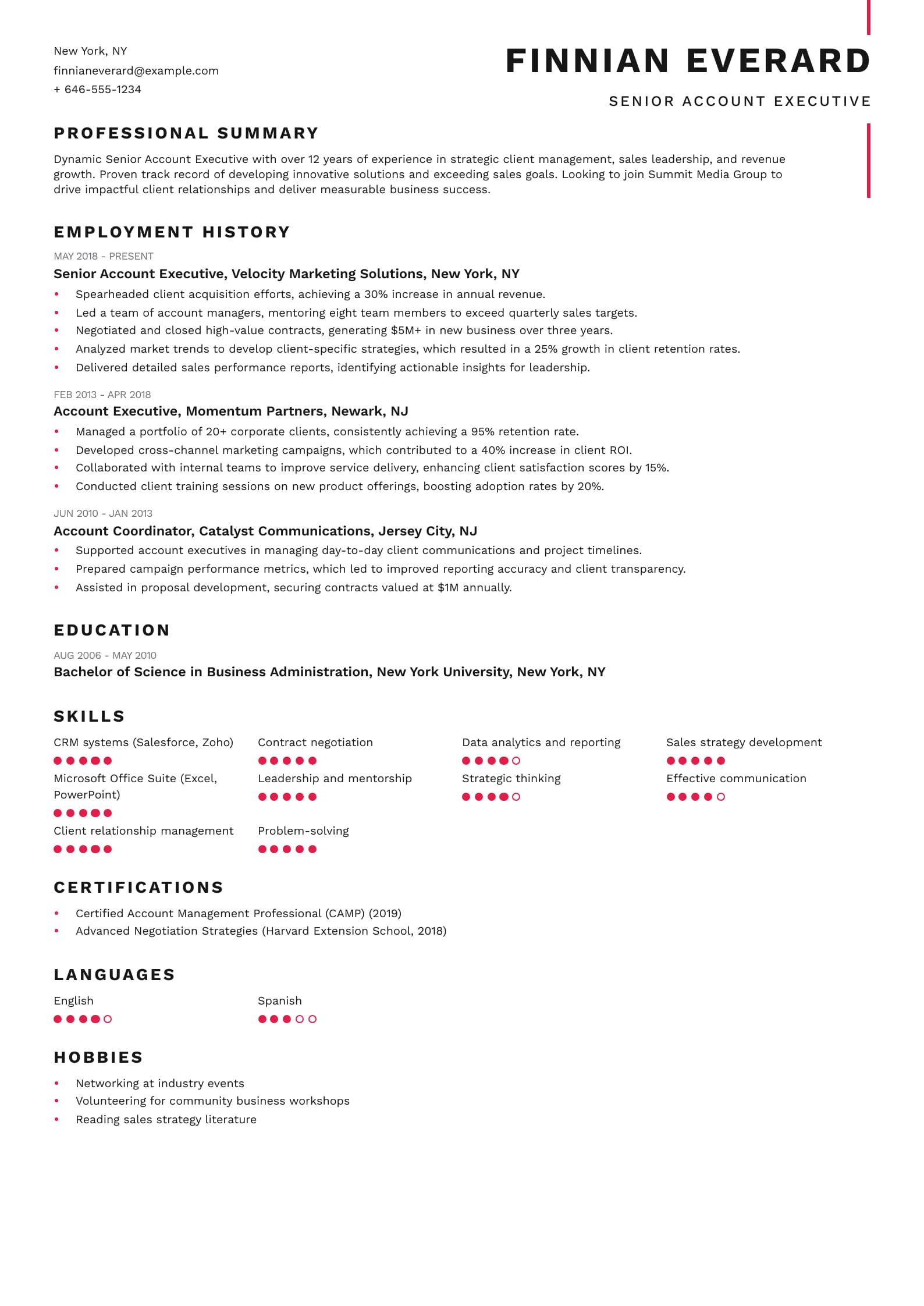 Senior Account Executive