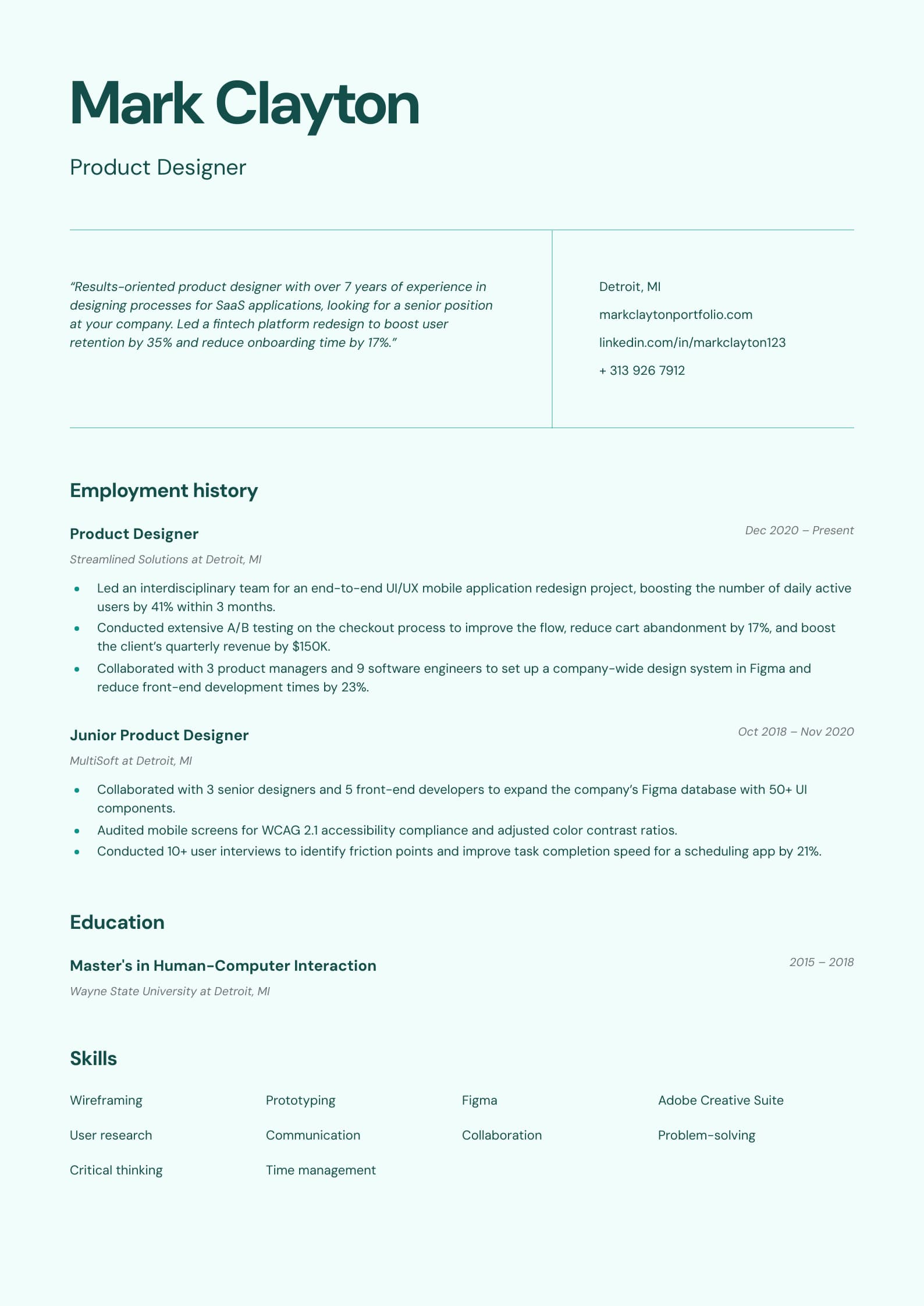 Senior Product Designer